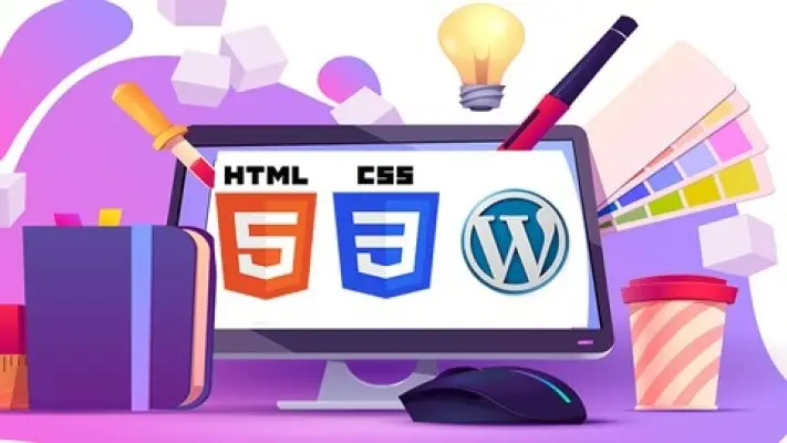 קורס עיצוב אתרים עם HTML CSS ו-Wordpress