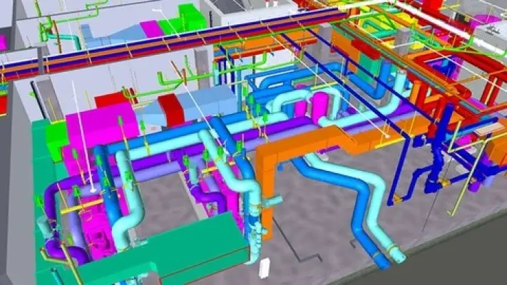 REVIT 2020_למד תכנון אדריכלי, חבר הפרלמנט האירופי ו-Chiller Plant