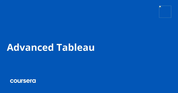 קורס אונליין – תעודה מקצועית מוסמכת ב-Advanced Tableau Specialization של Corporate Finance Institute
