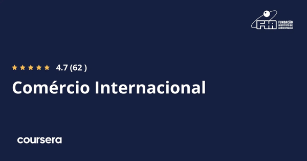 קורס אונליין – תעודה מקצועית מוסמכת ב-Comércio Internacional של Google, Fundação Instituto de Administração