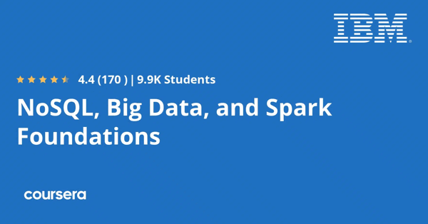 קורס אונליין – תעודה מקצועית מוסמכת ב-NoSQL, Big Data ו-Spark של IBM Institute