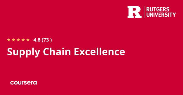קורס אונליין – תעודה מקצועית מוסמכת ב-Supply Chain Excellence ברטגרס, אוניברסיטת מדינת ניו ג'רזי