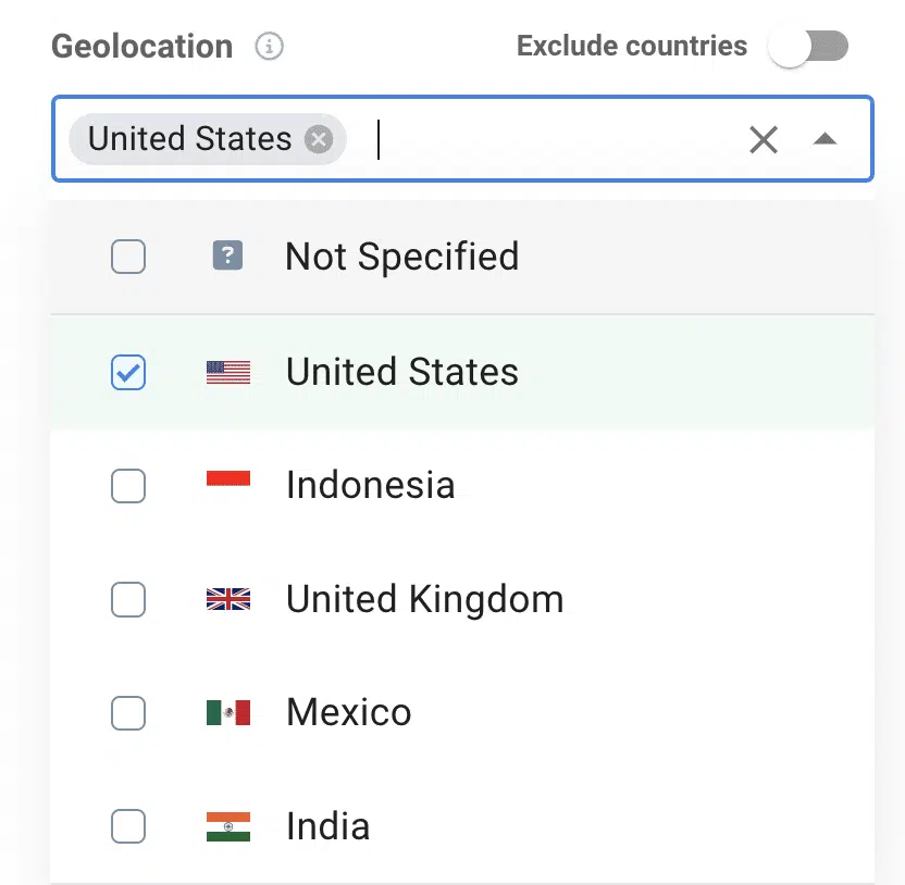 סינון מיקום גיאוגרפי (Geolocation Filter) 1 סינון מיקום גיאוגרפי (Geolocation Filter)