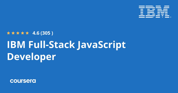 קורס אונליין – תעודה מקצועית מוסמכת בFull-Stack JavaScript של IBM
