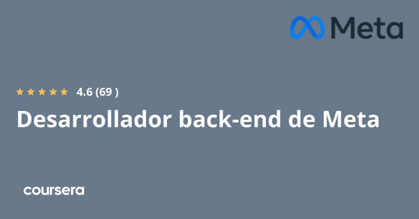 קורס אונליין – תעודה מקצועית מוסמכת בDesenvolvedor back-end של Meta