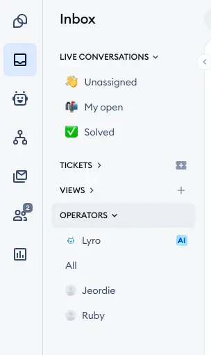 התחילו לאסוף לידים עם Tidio וצ'אט בוטים 2 one inbox 2024-04-05 at 15.45.01.png
