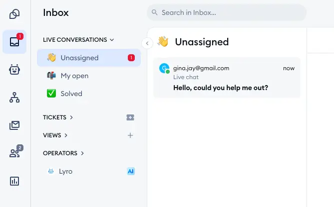 איך לשנות את מיקום ה-Widget של Tidio באתר שלך 3 live chat convos 2024-04-05 at 16.02.42.png
