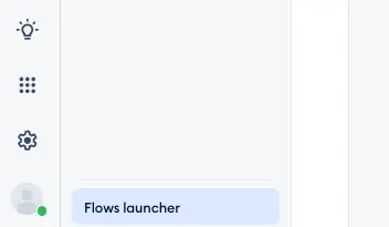 הוספת זרימה חדשה (Flow) ב-Tidio להגברת האינטראקציות 6 bots launcher 2024-03-08 at 10.16.45 copy.png