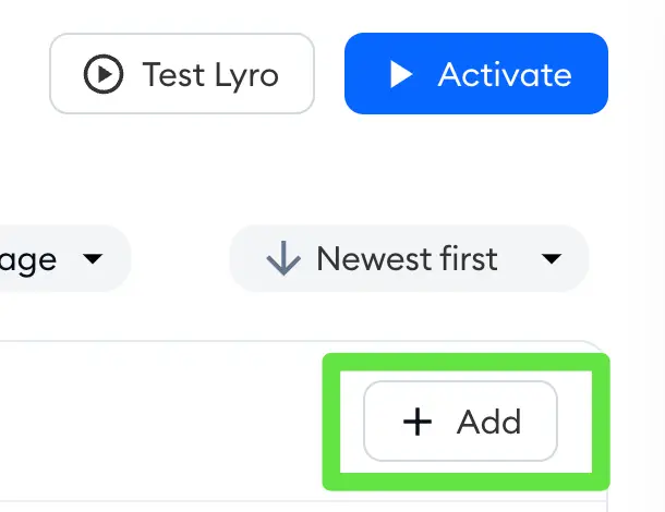מקורות נתונים ובסיס הידע של Lyro לניהול צ'אט בוט 3 מקורות נתונים ובסיס הידע של Lyro לניהול צ'אט בוט
