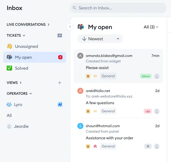 איך לנהל כרטיסי עזרה (Helpdesk Ticketing) ב-Tidio 35 Screenshot 2024-05-17 at 09.47.49.png