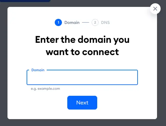 איך להשתמש בדומיין שלך עבור כרטיסי שירות (Helpdesk Tickets) וקמפיינים 7 use own domain 2024-04-10 at 15.46.34.png