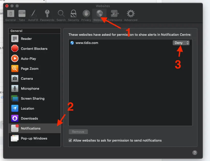 איך לאשר התראות בדפדפן שלך (Allow Notifications in Your Browser) ב-Tidio 15 Safari-2019-12-18-at-16.42.36.png