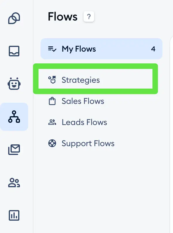 אסטרטגיות זרימה אפקטיביות (Flow Strategies) ב-Tidio לצ'אט בוטים 1 אסטרטגיות זרימה אפקטיביות (Flow Strategies) ב-Tidio לצ'אט בוטים