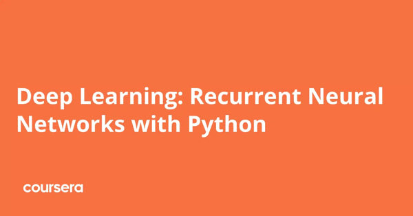 קורס אונליין – תעודה מקצועית מוסמכת ב-Deep Learning: רשתות עצביות חוזרות עם פייתון של מכון פקט