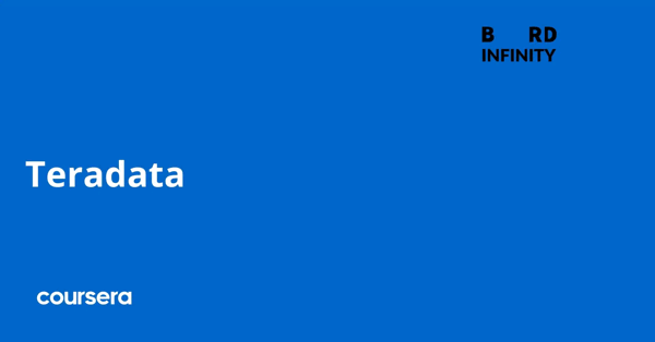 קורס אונליין – תעודה מקצועית מוסמכת ב-Board Infinity של Teradata