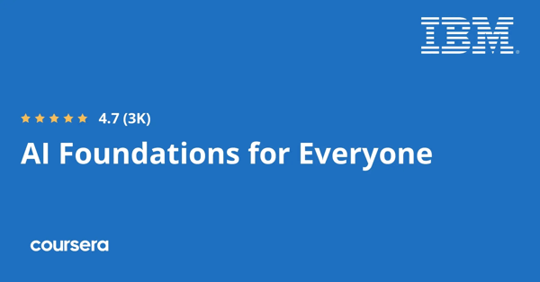 קורס אונליין – תעודה מקצועית מוסמכת ב-AI Foundations for Everyone של IBM