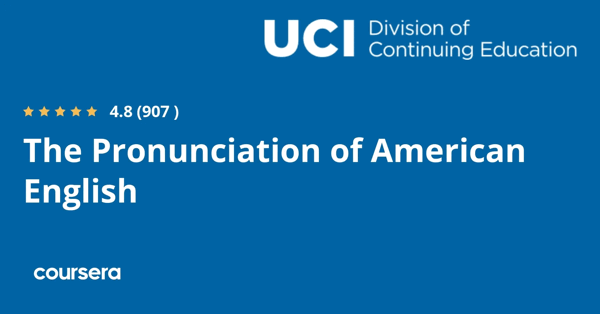 קורס אונליין – תעודה מקצועית מוסמכת ב-American English Specialization של University of California, Irvine