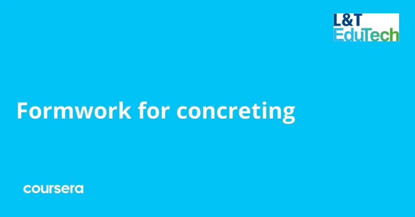 קורס אונליין – תעודה מקצועית מוסמכת ב-Formwork for Concreting של L&T EduTech