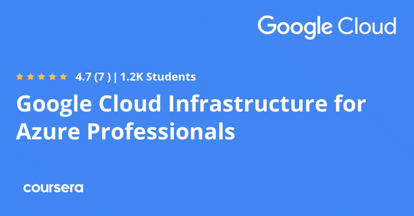 קורס אונליין – תעודה מקצועית מוסמכת ב-Google Cloud Infrastructure של Google Cloud