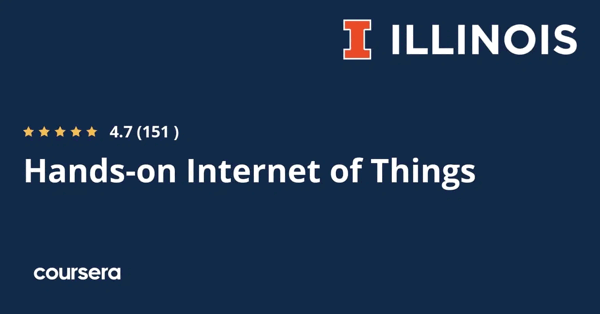 קורס אונליין – תעודה מקצועית מוסמכת ב-Hands-on Internet of Things באוניברסיטת אילינוי אורבנה-שמפיין