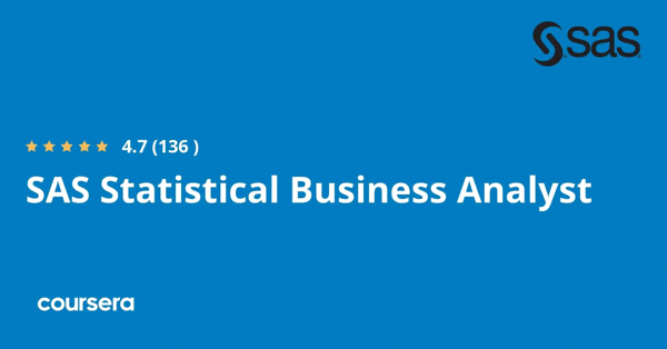 קורס אונליין – תעודה מקצועית מוסמכת בSAS Statistical Business Analyst של SAS