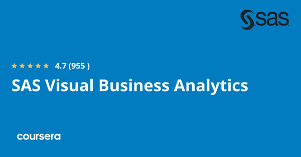 קורס אונליין – תעודה מקצועית מוסמכת ב-SAS Visual Business Analytics של SAS