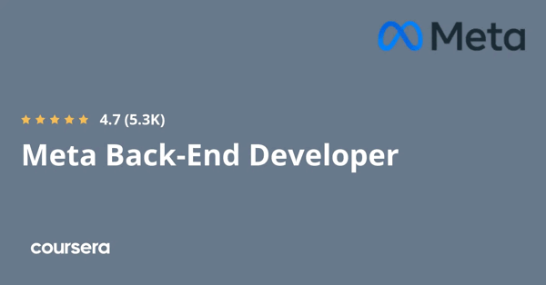 קורס אונליין – תעודה מקצועית מוסמכת בפתחי Back-End של Meta