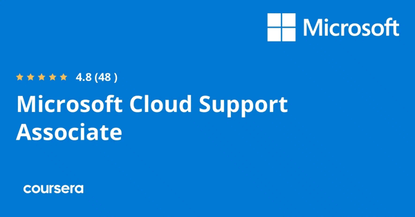 קורס אונליין – תעודה מקצועית מוסמכת בMicrosoft Cloud Support Associate של Microsoft