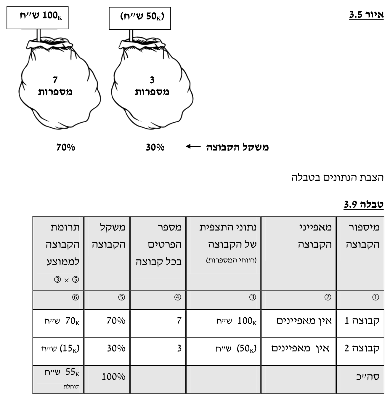 תורת המימון — פרק 3: מונחים מרכזיים ומשמעותם 10 איור 3.5